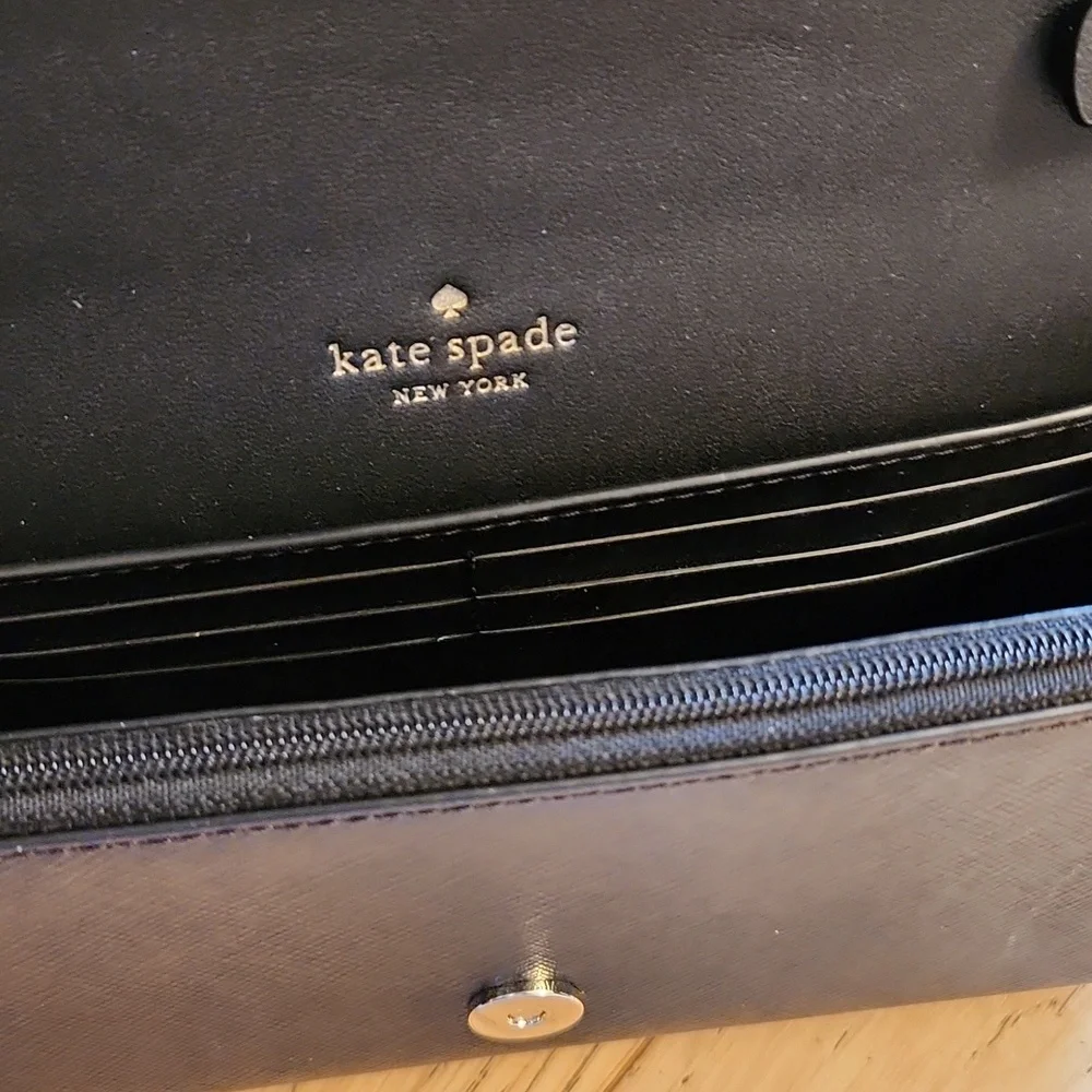 Kate Spade Staci Small Flap Crossbody Black